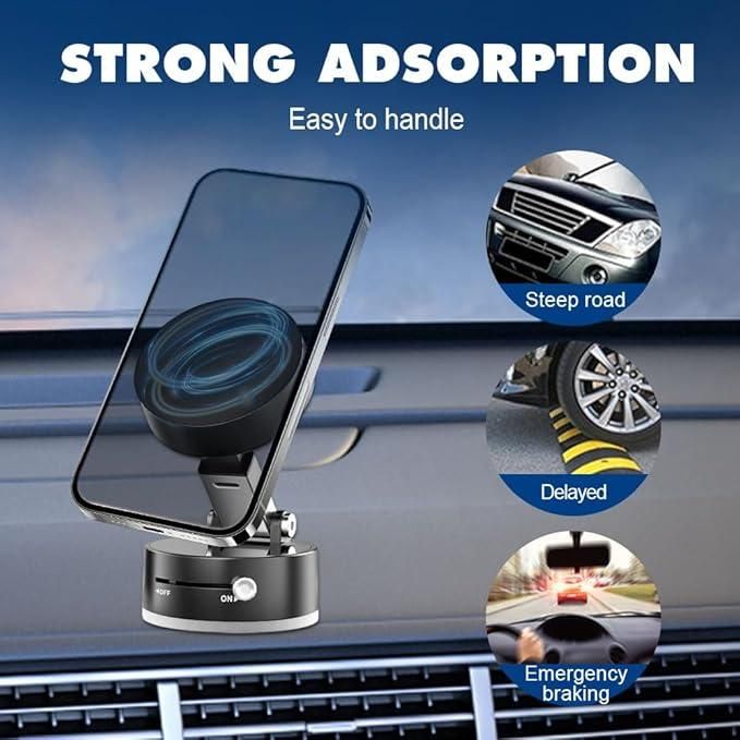 Magnetic Vaccum Phone Holder