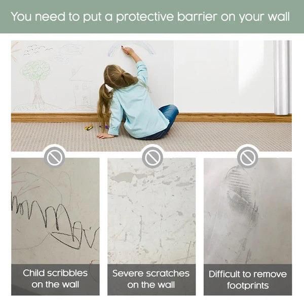 Self- Adhesive Transparent Electrostatic Wall Protection.