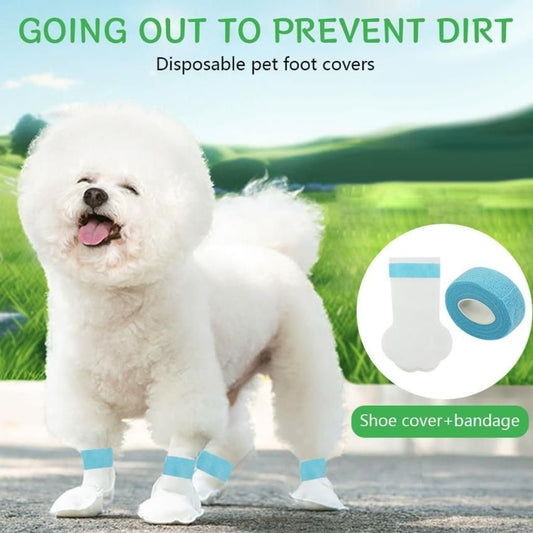 Pet foot cover.
