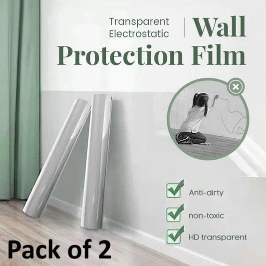 Self- Adhesive Transparent Electrostatic Wall Protection.